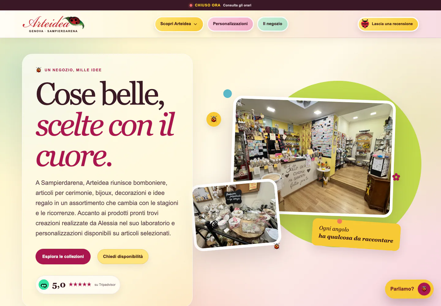 Anteprima del progetto Arteidea Genova