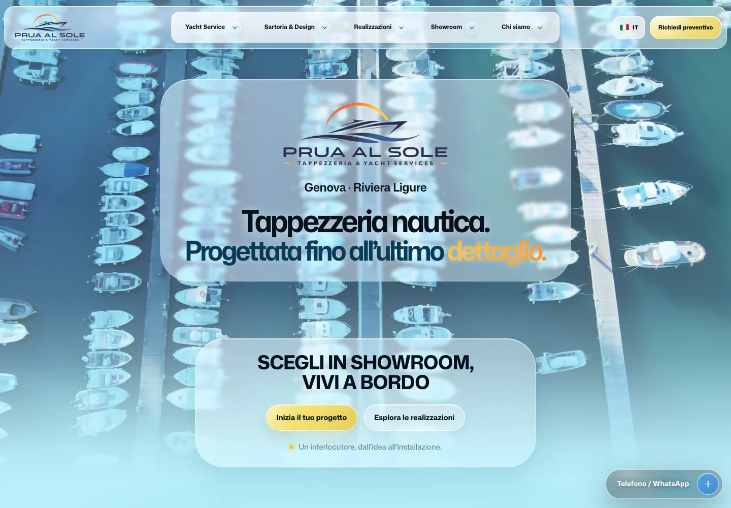 Anteprima del progetto Prua al Sole