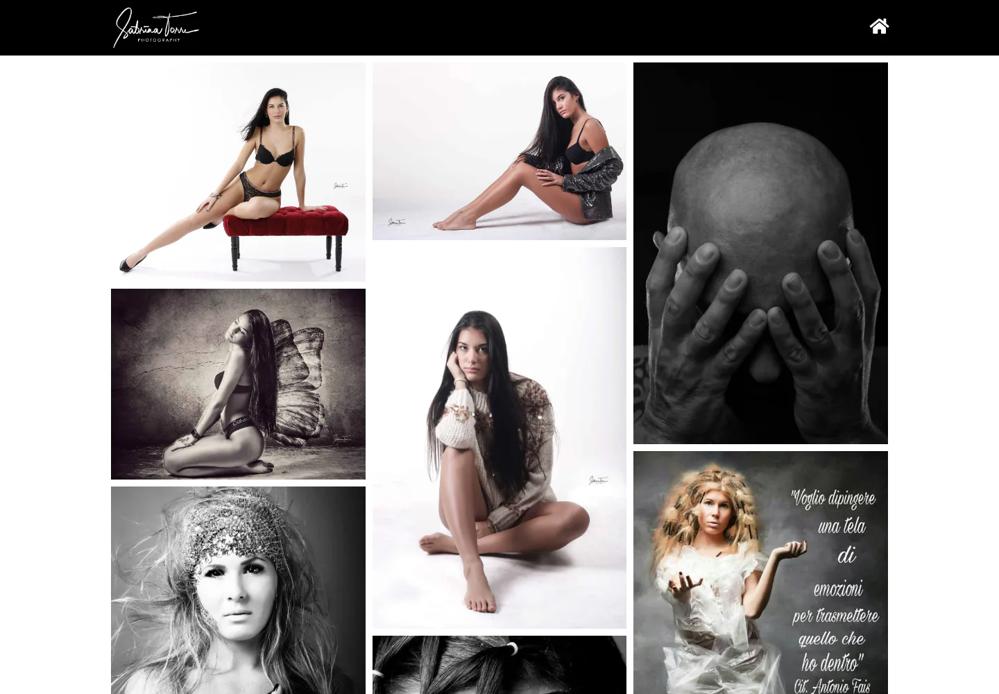 Pagina Studio del portfolio Sabrina Torre Photography